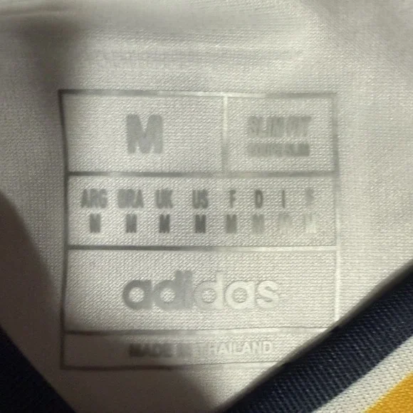 Adidas Real Madrid Home Jersey Men's Medium M‎ NWT Aeroready Emirates Fly Better